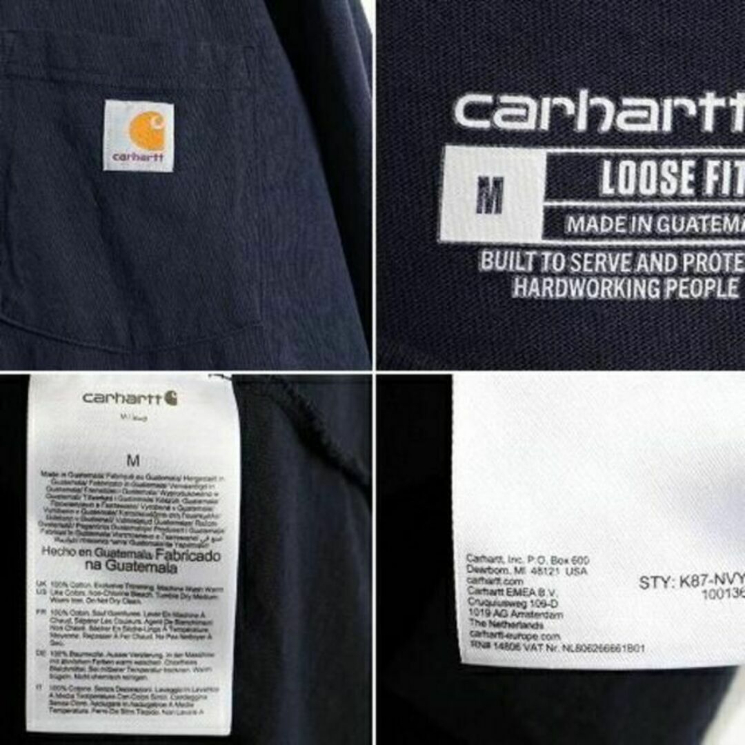 carhartt(カーハート)の■ カーハート ポケット付き 半袖 Tシャツ ( メンズ M ) 古着 CARH メンズのトップス(Tシャツ/カットソー(半袖/袖なし))の商品写真