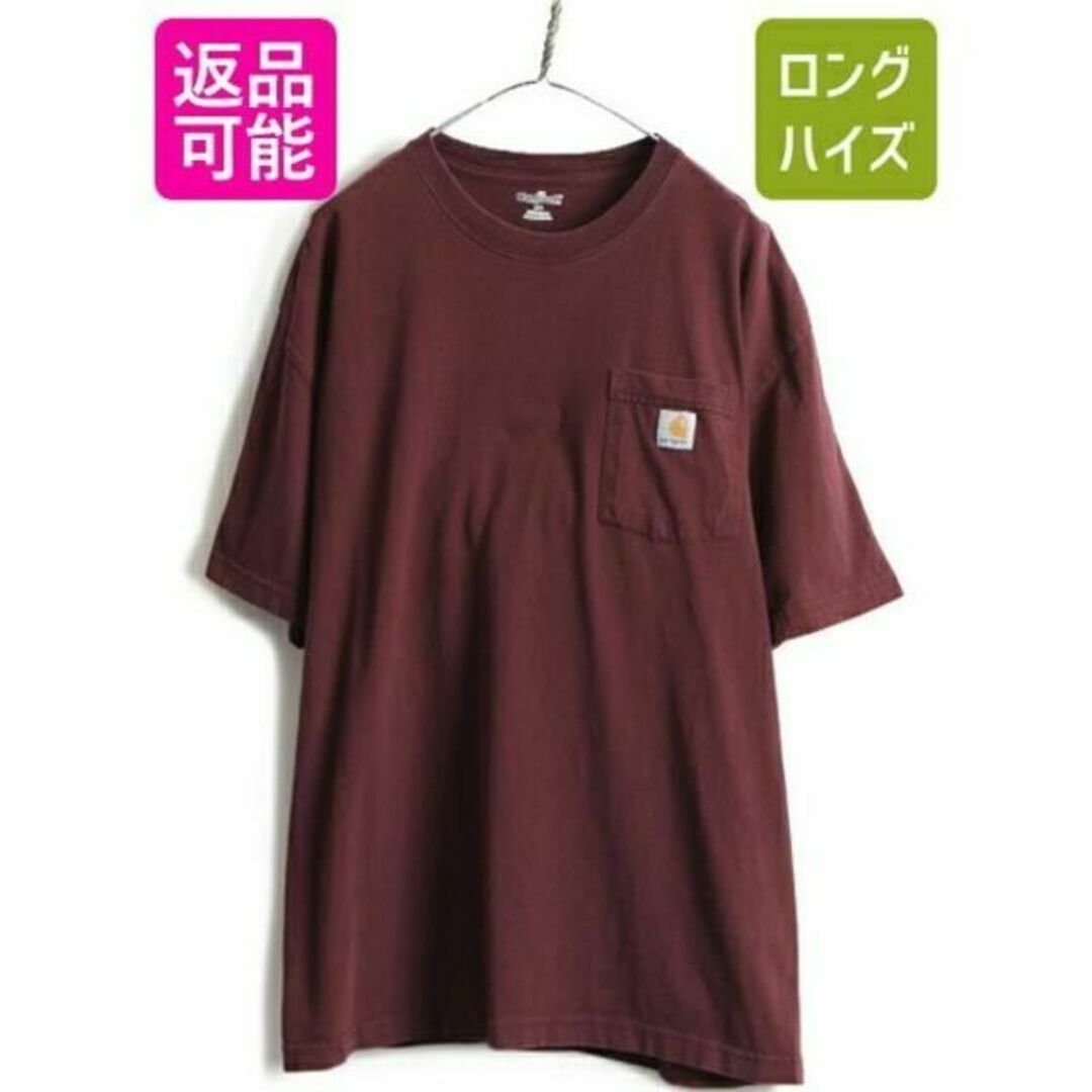 carhartt(カーハート)の大きいサイズ XL ■ カーハート クルーネック ポケット付き 半袖 Tシャツ  メンズのトップス(Tシャツ/カットソー(半袖/袖なし))の商品写真