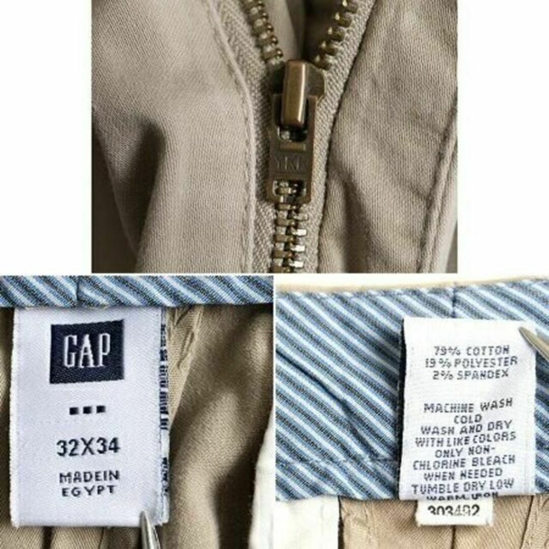 GAP(ギャップ)の■ GAP ギャップ ノータック コットン チノ パンツ ( メンズ 32 34 メンズのパンツ(ワークパンツ/カーゴパンツ)の商品写真