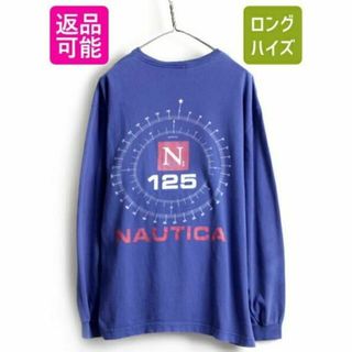 ノーティカ(NAUTICA)の90s USA製 オールド ■ ノーティカ 両面 プリント 長袖 Tシャツ ( (Tシャツ/カットソー(半袖/袖なし))