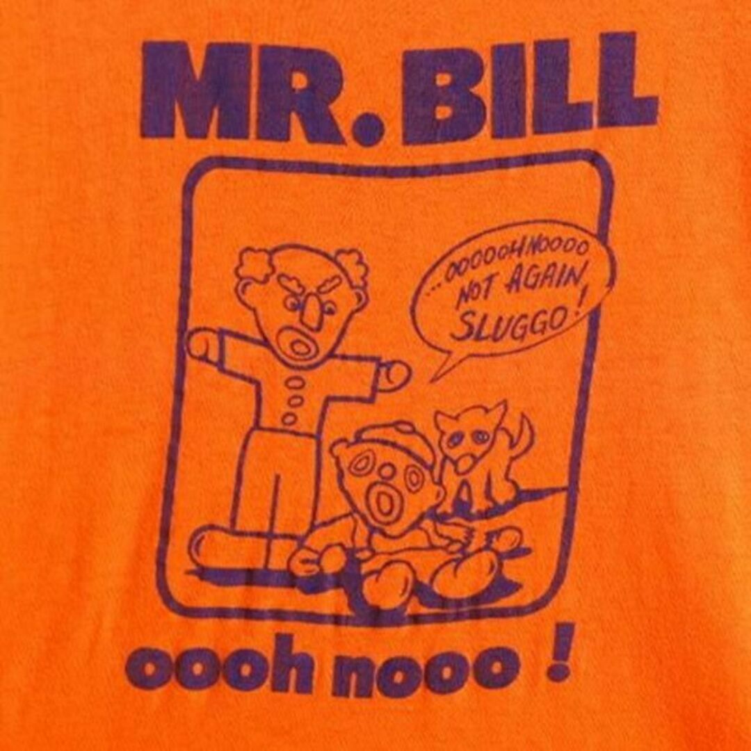 70s USA製 ビンテージ ■ MR.BILL キャラクター プリント 半袖 3
