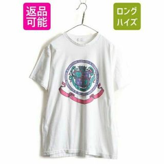 ゲス(GUESS)の80s USA製 ■ ゲス マルシアーノ エンブレム プリント 半袖 Tシャツ (Tシャツ/カットソー(半袖/袖なし))