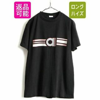 アディダス(adidas)の80s USA製 ビンテージ 希少 黒 ■ ADIDAS アディダス プリント (Tシャツ/カットソー(半袖/袖なし))