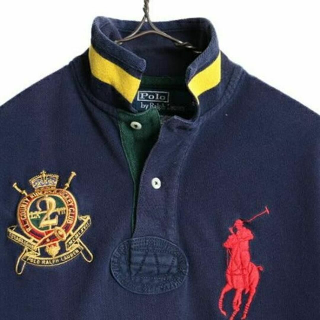 POLO RALPH LAUREN(ポロラルフローレン)のビッグポニー 希少サイズ S ■ POLO ポロ ラルフローレン 鹿の子 半袖  メンズのトップス(ポロシャツ)の商品写真