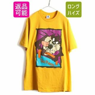 90s USA製 大きいサイズ XL ■ ワーナー タズマニアンデビル x Si(Tシャツ/カットソー(半袖/袖なし))