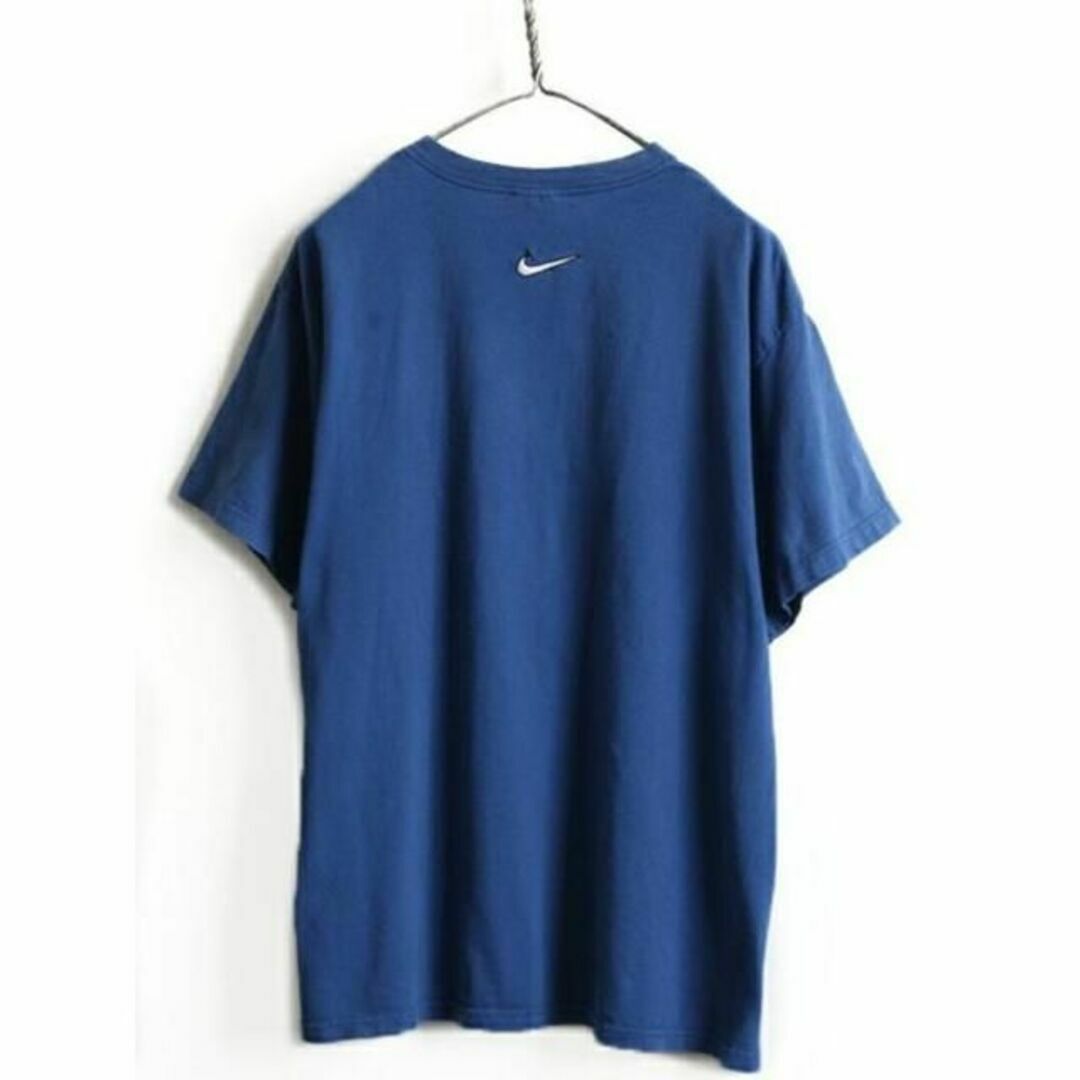 90s USA製 ■ NIKE スウォッシュ ロゴ刺繍 半袖 Tシャツ ( メン 5