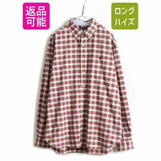 ラルフローレン(Ralph Lauren)の90's オールド 大きいサイズ XL ■ ラルフローレン チェック マチ付き (シャツ)