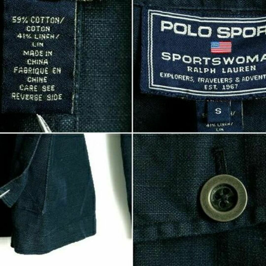Ralph Lauren - 00s オールド 希少サイズ S □ POLO SPORT サファリ