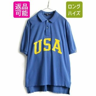 ラルフローレン(Ralph Lauren)の90s USA製 ■ POLO SPORT ラルフローレン USA プリント 鹿(ポロシャツ)