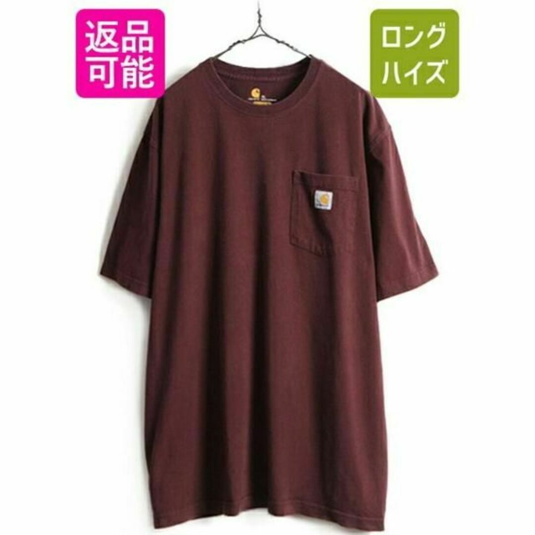 carhartt(カーハート)の大きいサイズ XL ■ カーハート ポケット付き 半袖 Tシャツ ( メンズ ) メンズのトップス(Tシャツ/カットソー(半袖/袖なし))の商品写真