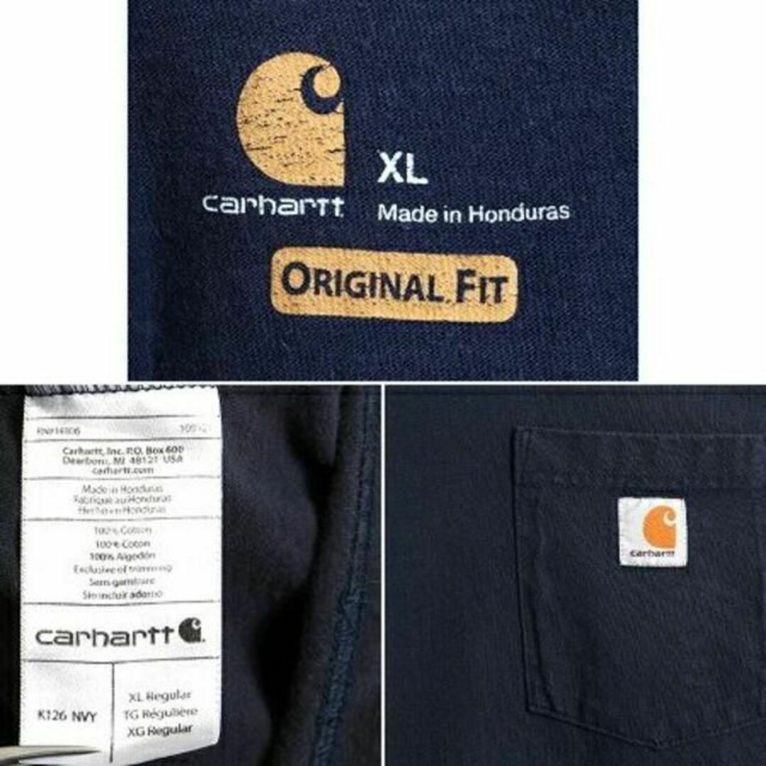 carhartt(カーハート)の大きいサイズ XL ■ カーハート ポケット付き 長袖 Tシャツ ( メンズ ) メンズのトップス(Tシャツ/カットソー(半袖/袖なし))の商品写真