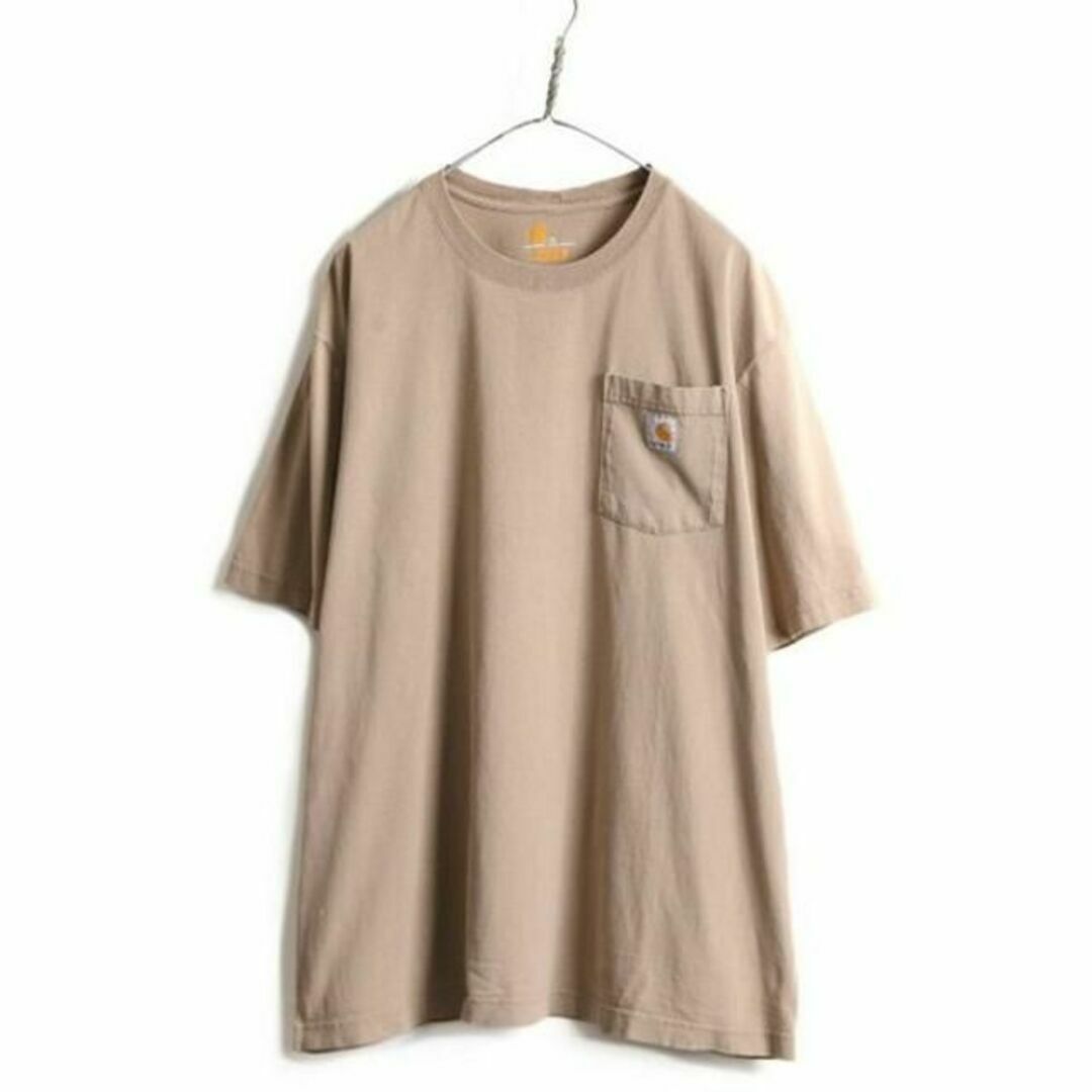 carhartt(カーハート)の大きいサイズ XL ■ カーハート ポケット付き 半袖 Tシャツ ( メンズ ) メンズのトップス(Tシャツ/カットソー(半袖/袖なし))の商品写真