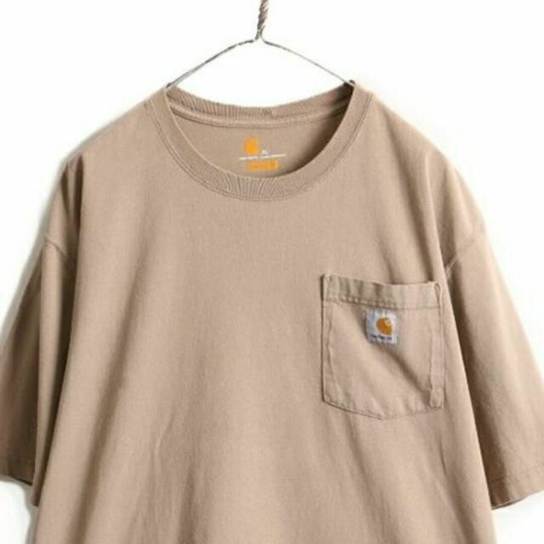 carhartt(カーハート)の大きいサイズ XL ■ カーハート ポケット付き 半袖 Tシャツ ( メンズ ) メンズのトップス(Tシャツ/カットソー(半袖/袖なし))の商品写真