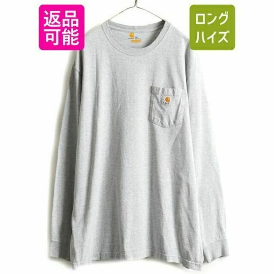 大きいサイズ XL ■ カーハート ポケット付き 長袖 Tシャツ ( メンズ ) | フリマアプリ ラクマ