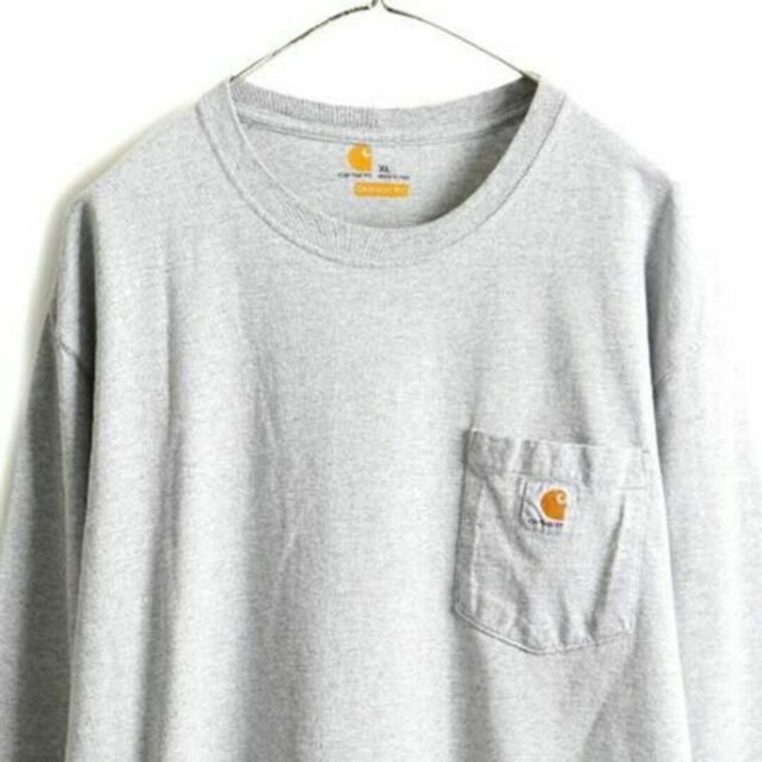 carhartt(カーハート)の大きいサイズ XL ■ カーハート ポケット付き 長袖 Tシャツ ( メンズ ) メンズのトップス(Tシャツ/カットソー(半袖/袖なし))の商品写真