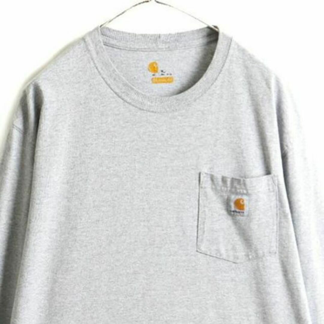 carhartt(カーハート)の大きいサイズ XL ■ カーハート ポケット付き 長袖 Tシャツ ( メンズ ) メンズのトップス(Tシャツ/カットソー(半袖/袖なし))の商品写真