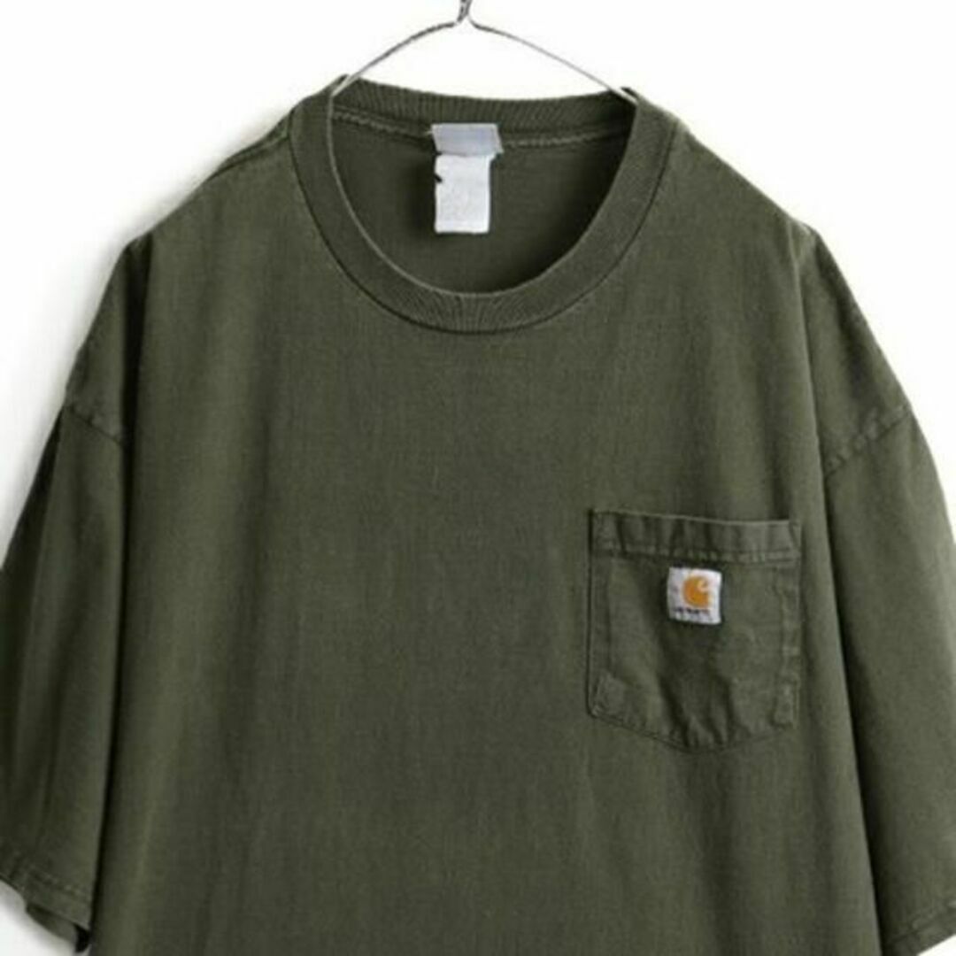 carhartt(カーハート)の■ カーハート ポケット付き 半袖 Tシャツ ( メンズ XL 程) ヘビーウェ メンズのトップス(Tシャツ/カットソー(半袖/袖なし))の商品写真