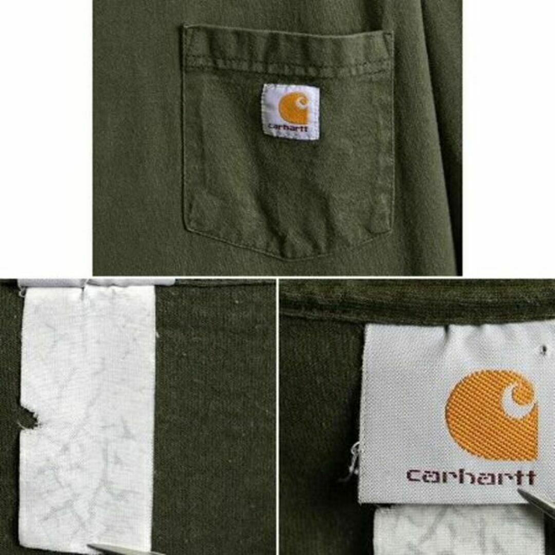 carhartt(カーハート)の■ カーハート ポケット付き 半袖 Tシャツ ( メンズ XL 程) ヘビーウェ メンズのトップス(Tシャツ/カットソー(半袖/袖なし))の商品写真