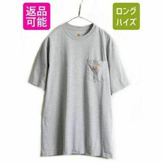 カーハート(carhartt)の■ カーハート ポケット付き 半袖 Tシャツ ( メンズ L ) 古着 CARH(Tシャツ/カットソー(半袖/袖なし))