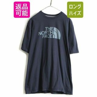 ザノースフェイス(THE NORTH FACE)の大きいサイズ XL ■ ノースフェイス ビッグ ロゴ プリント 半袖 Tシャツ (Tシャツ/カットソー(半袖/袖なし))