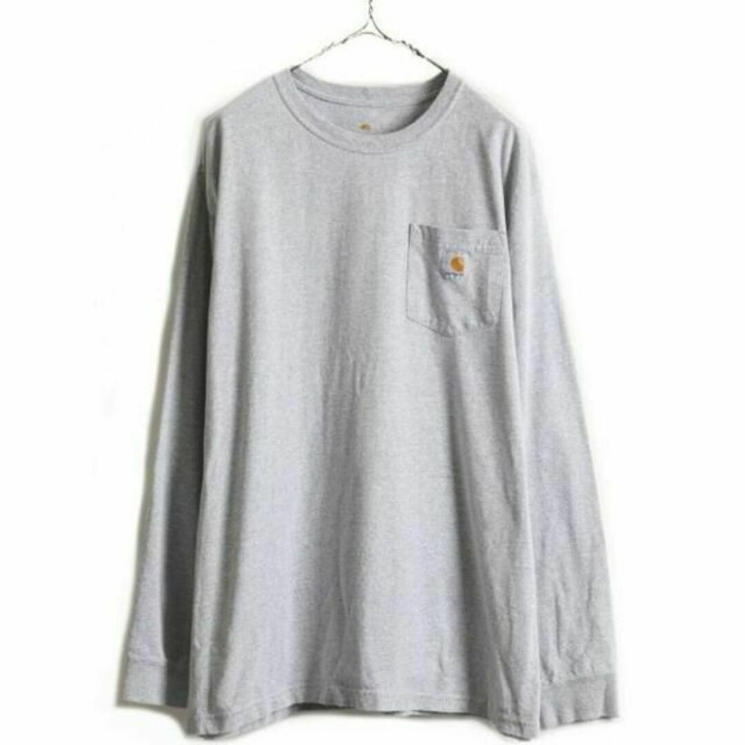 carhartt(カーハート)の大きいサイズ XL ■ カーハート ポケット付き 長袖 Tシャツ ( メンズ ) メンズのトップス(Tシャツ/カットソー(半袖/袖なし))の商品写真