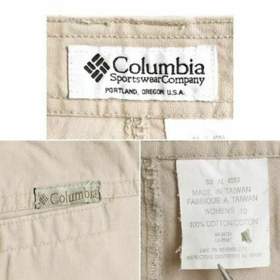 Columbia(コロンビア)の90s ■ コロンビア コットン サファリ ショートパンツ ( 10 レディース レディースのパンツ(ショートパンツ)の商品写真