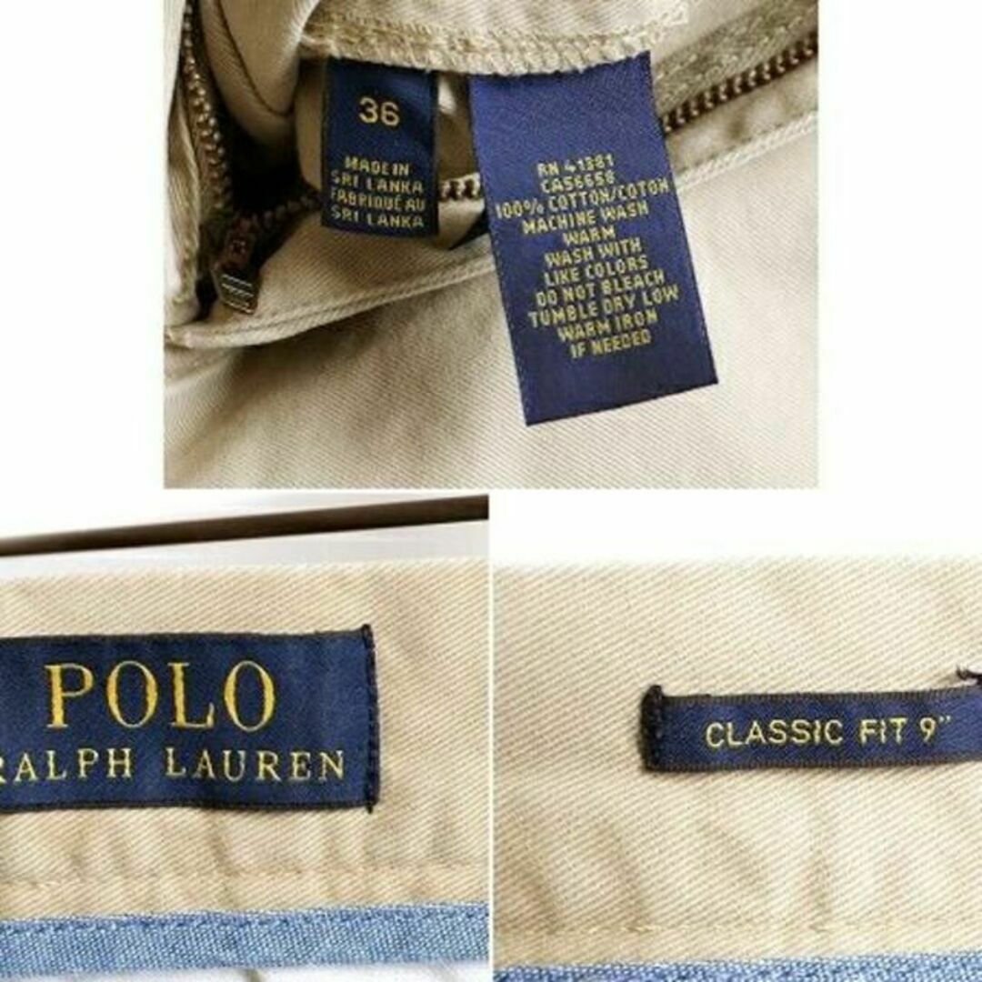 Ralph Lauren(ラルフローレン)の■ POLO ポロ ラルフローレン ショートパンツ ( メンズ 36 )古着 短 メンズのパンツ(ワークパンツ/カーゴパンツ)の商品写真