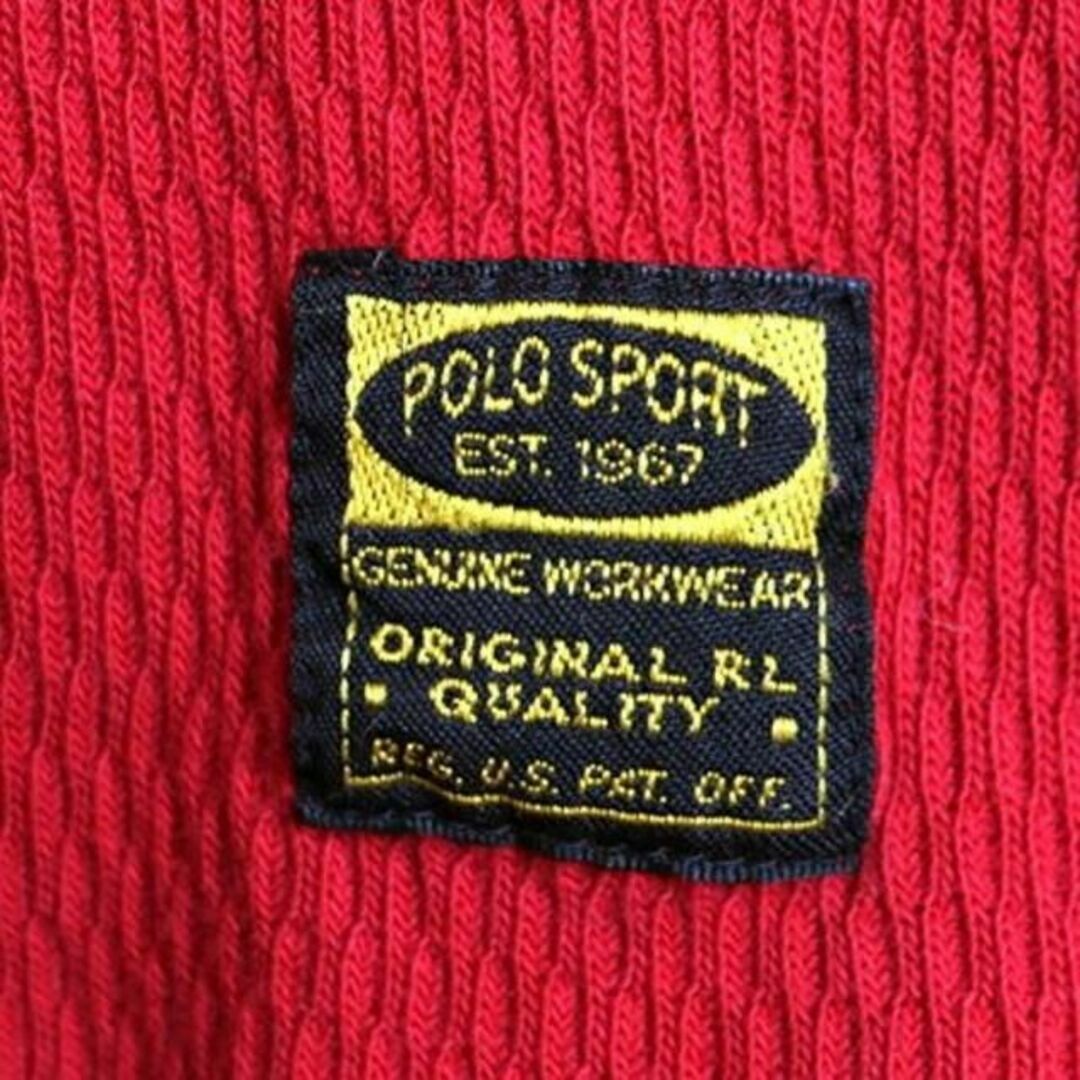 00s オールド ■ POLO SPORT ラルフローレン サーマル 長袖 Tシ