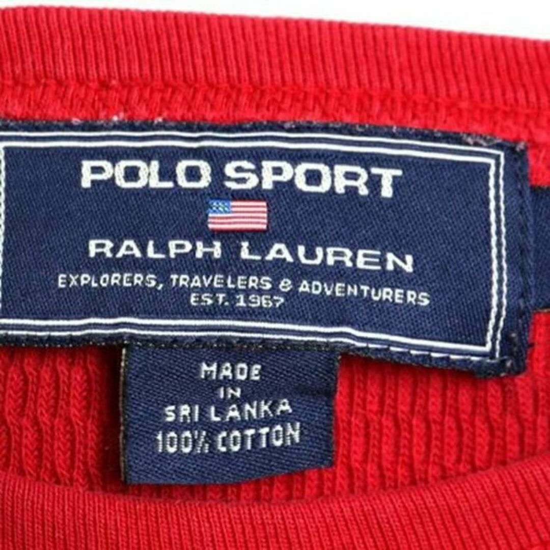 00s オールド ■ POLO SPORT ラルフローレン サーマル 長袖 Tシ