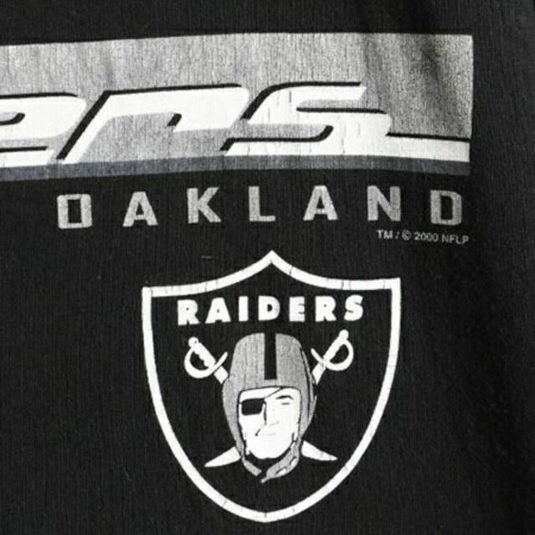 00s 大きいサイズ XL 人気 黒 ■ NFL オフィシャル レイダース リフ