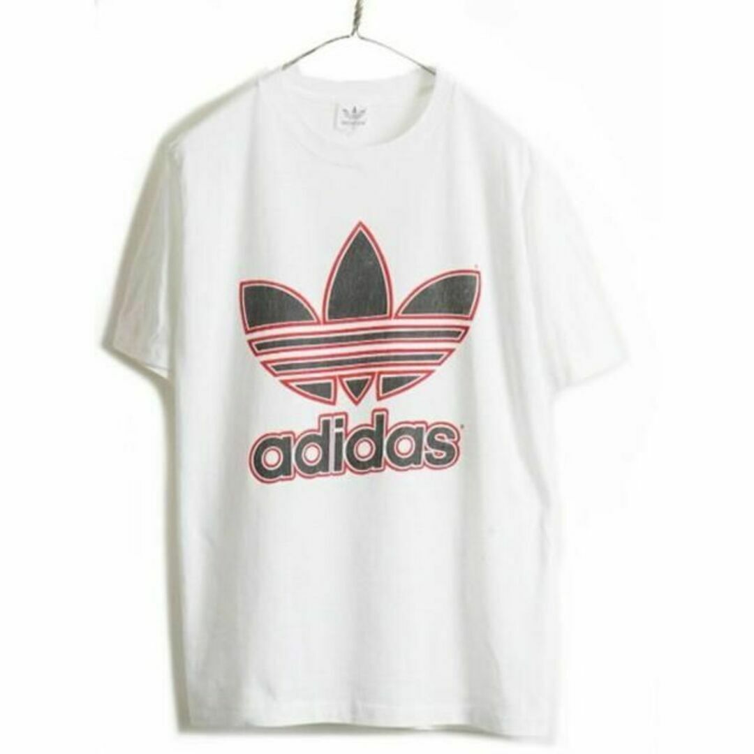 adidas(アディダス)の80s ビンテージ ■ アディダス トレフォイル プリント 半袖 Tシャツ (  メンズのトップス(Tシャツ/カットソー(半袖/袖なし))の商品写真