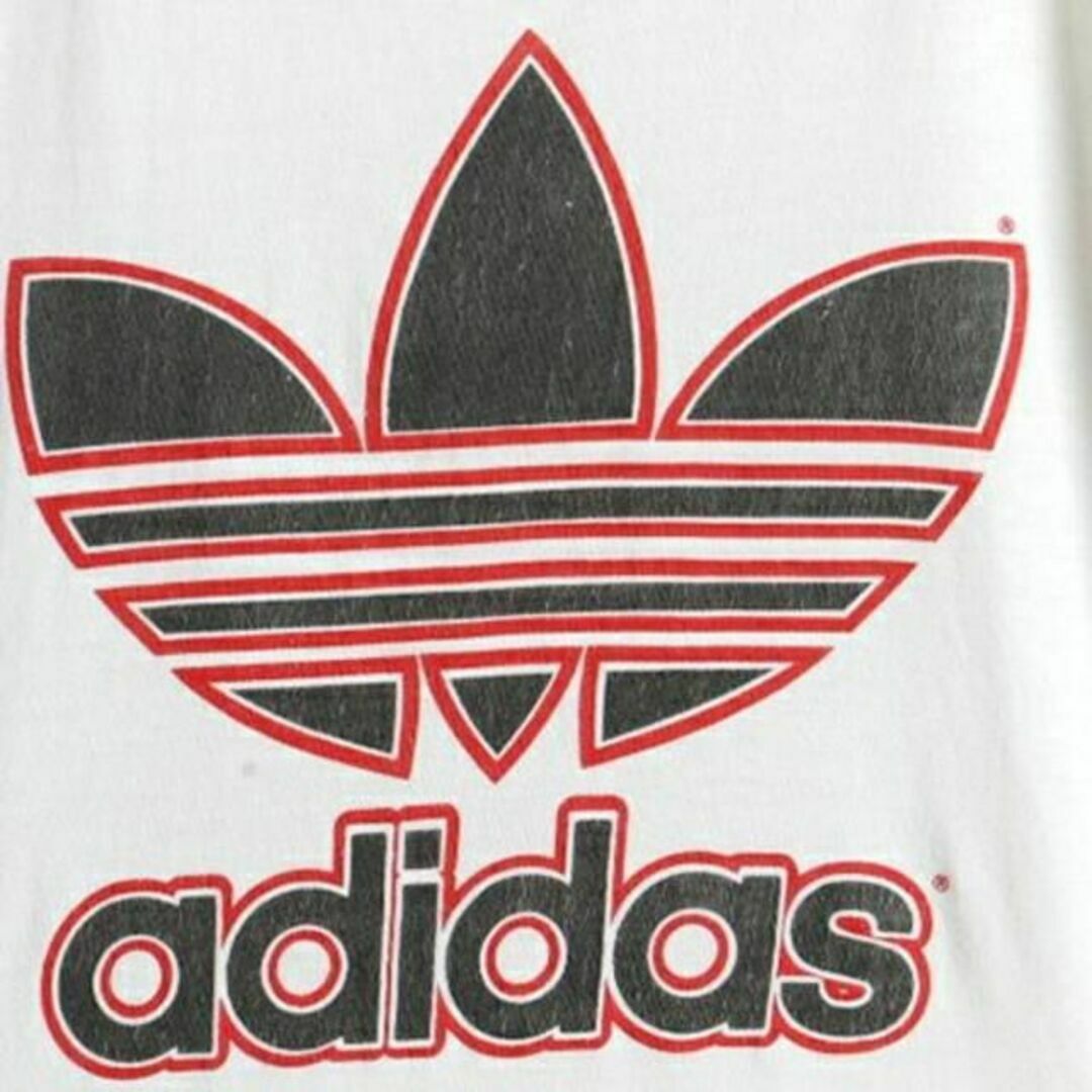 adidas(アディダス)の80s ビンテージ ■ アディダス トレフォイル プリント 半袖 Tシャツ (  メンズのトップス(Tシャツ/カットソー(半袖/袖なし))の商品写真