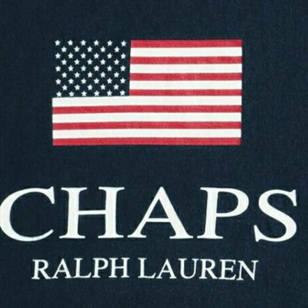 Ralph Lauren(ラルフローレン)の90s USA製 ■ チャップス ラルフローレン 星条旗 ロゴ プリント 半袖  メンズのトップス(Tシャツ/カットソー(半袖/袖なし))の商品写真