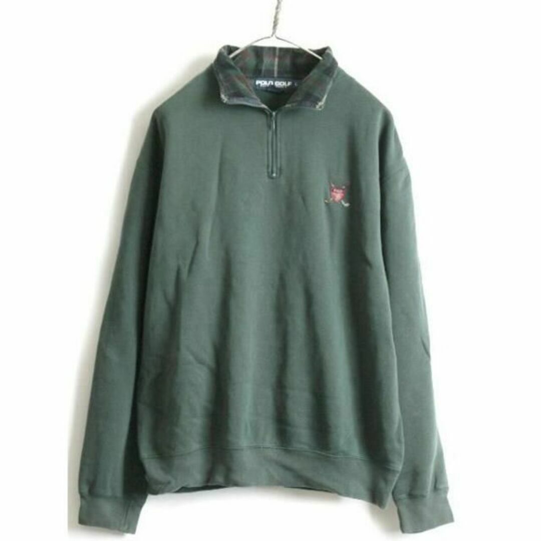 90s オールド ■ POLO GOLF ラルフローレン ジップ ハイネック プ