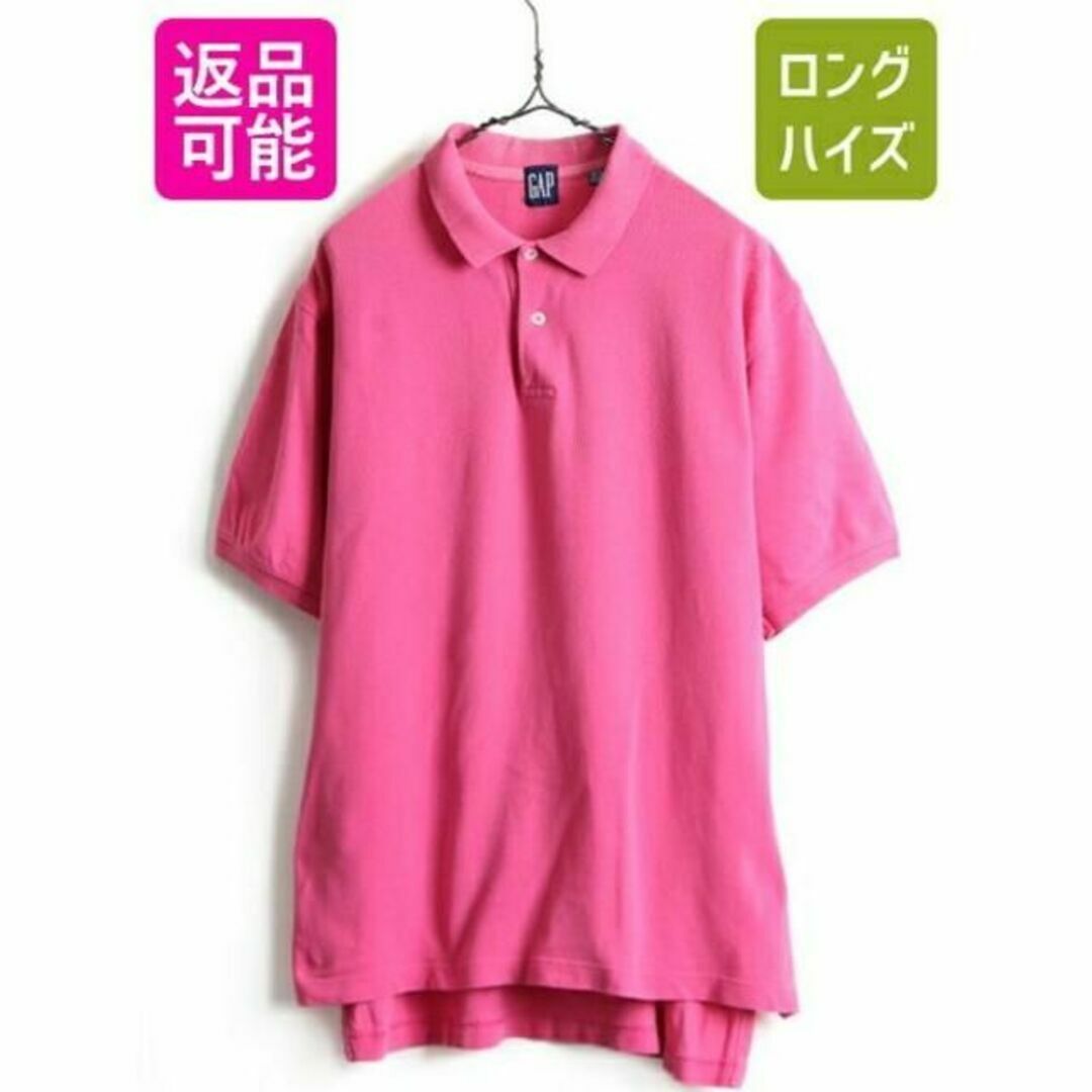 90s90s ■ OLD GAP オールド ギャップ 鹿の子 半袖 ポロシャツ ( メ