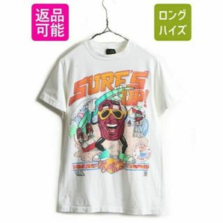 80s USA製 ビンテージ ■ カリフォルニア レーズン キャラクター プリン(Tシャツ/カットソー(半袖/袖なし))