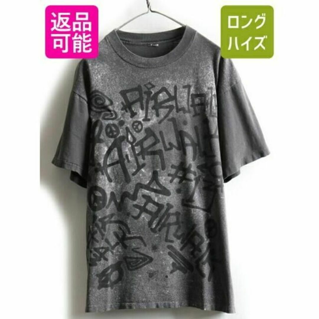 90s 大きいサイズ XL ★ エアウォーク ビッグ ロゴ プリント 半袖 Tシメンズ