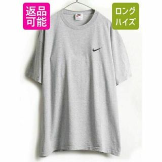 ナイキ(NIKE)の90s USA製 ■ NIKE ナイキ スウォッシュ ロゴ刺繍 半袖 Tシャツ (Tシャツ/カットソー(半袖/袖なし))