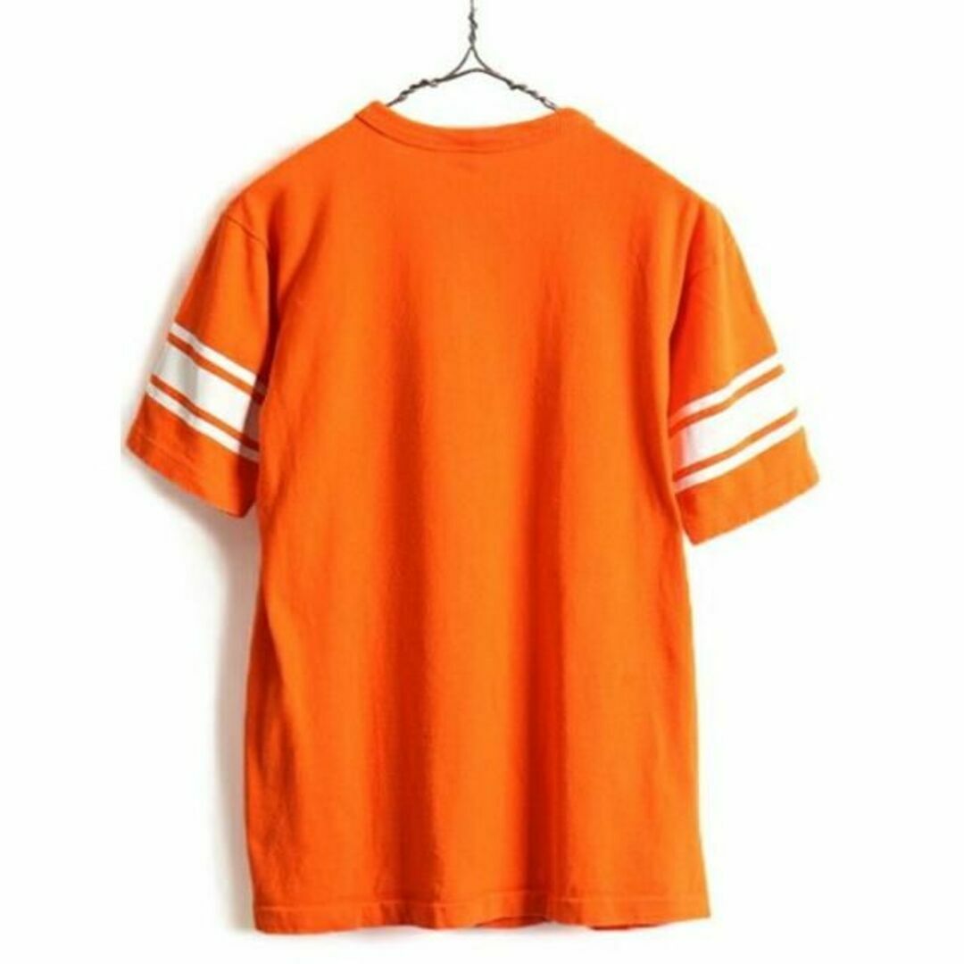 Champion(チャンピオン)の80s USA製 ■ チャンピオン NFL ブラウンズ プリント 半袖 フットボ メンズのトップス(Tシャツ/カットソー(半袖/袖なし))の商品写真