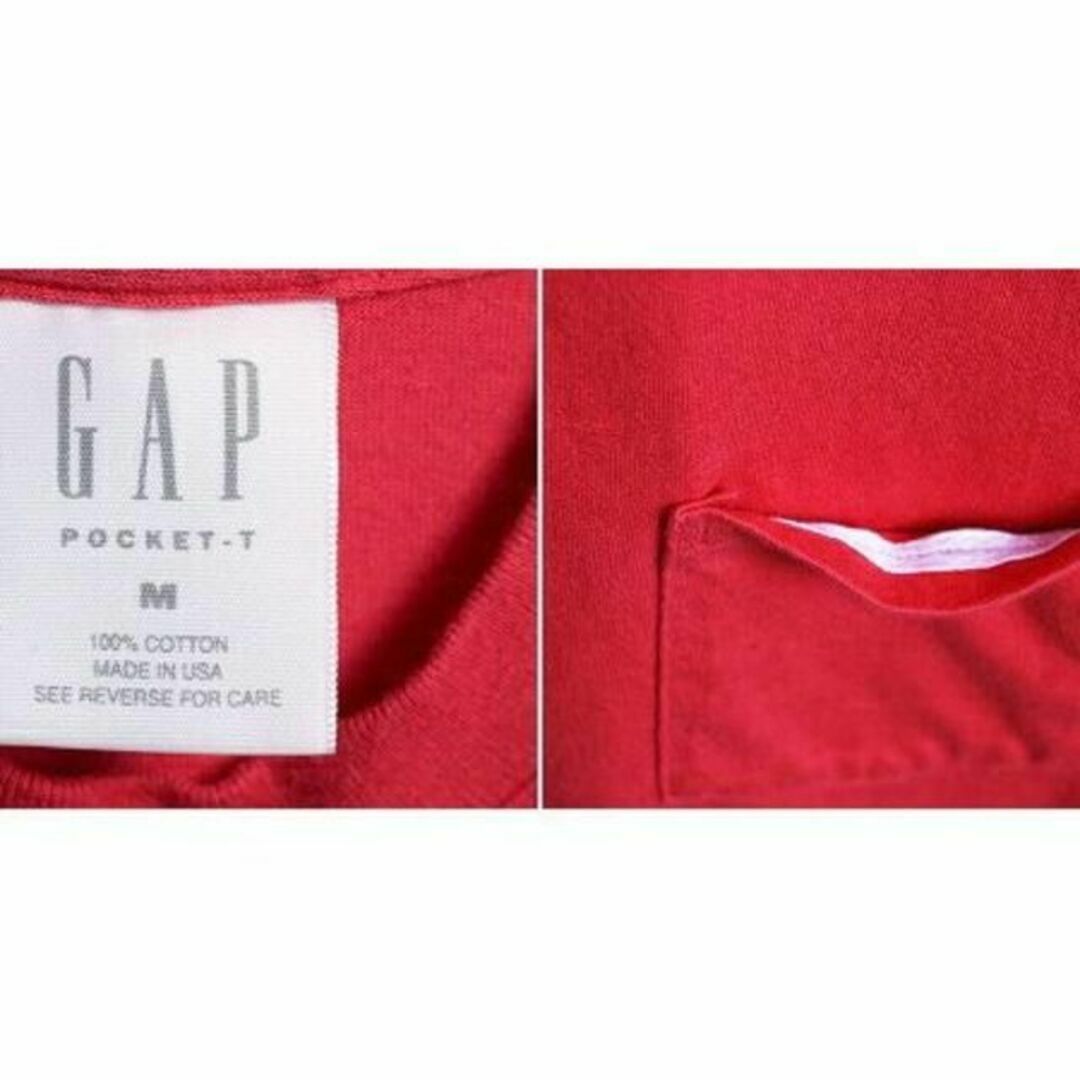 GAP(ギャップ)の90s USA製 旧タグ ■ OLD GAP ポケット付き 半袖 Tシャツ (  メンズのトップス(Tシャツ/カットソー(半袖/袖なし))の商品写真