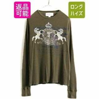 ラルフローレン(Ralph Lauren)の■ POLO ポロ ラルフローレン ステンシル プリント 長袖 サーマル Tシャ(Tシャツ/カットソー(半袖/袖なし))