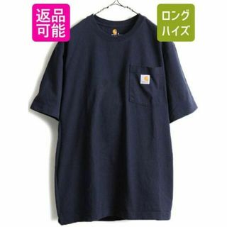 カーハート(carhartt)の■ カーハート ポケット付き 半袖 Tシャツ ( メンズ M ) 古着 CARH(Tシャツ/カットソー(半袖/袖なし))