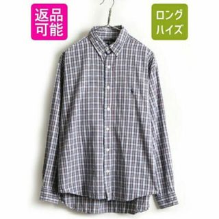 ラルフローレン(Ralph Lauren)の90s 大きいサイズ XL ■ ラルフローレン チェック 長袖 ボタンダウン シ(シャツ)