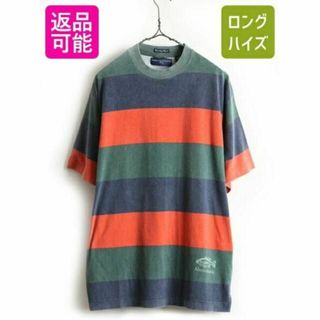 90s 希少サイズ S ■ Abercrombie&Fitch ワイド ボーダー(Tシャツ/カットソー(半袖/袖なし))