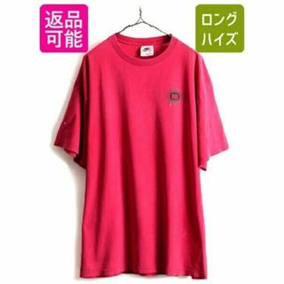 ナイキ(NIKE)の90s USA製 大きいサイズ XL ■ NIKE ナイキ ロゴ プリント 半袖(Tシャツ/カットソー(半袖/袖なし))