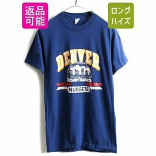 チャンピオン(Champion)の80s USA製 ■ チャンピオン NBA デンバー ナゲッツ プリント 半袖 (Tシャツ/カットソー(半袖/袖なし))