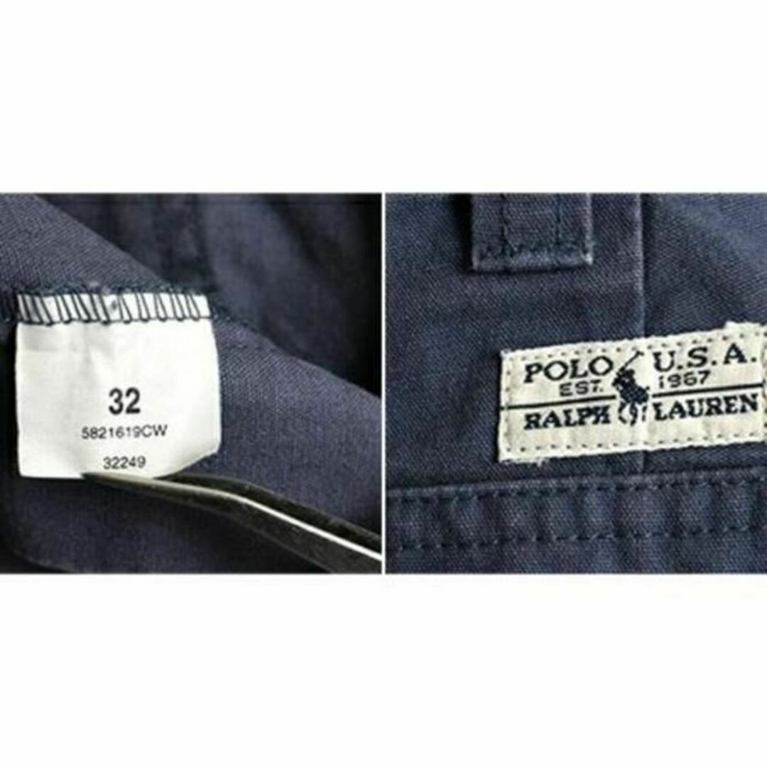 Ralph Lauren(ラルフローレン)の90s ■ POLO ポロ ラルフローレン ベイカー タイプ コットン ショート メンズのパンツ(ワークパンツ/カーゴパンツ)の商品写真