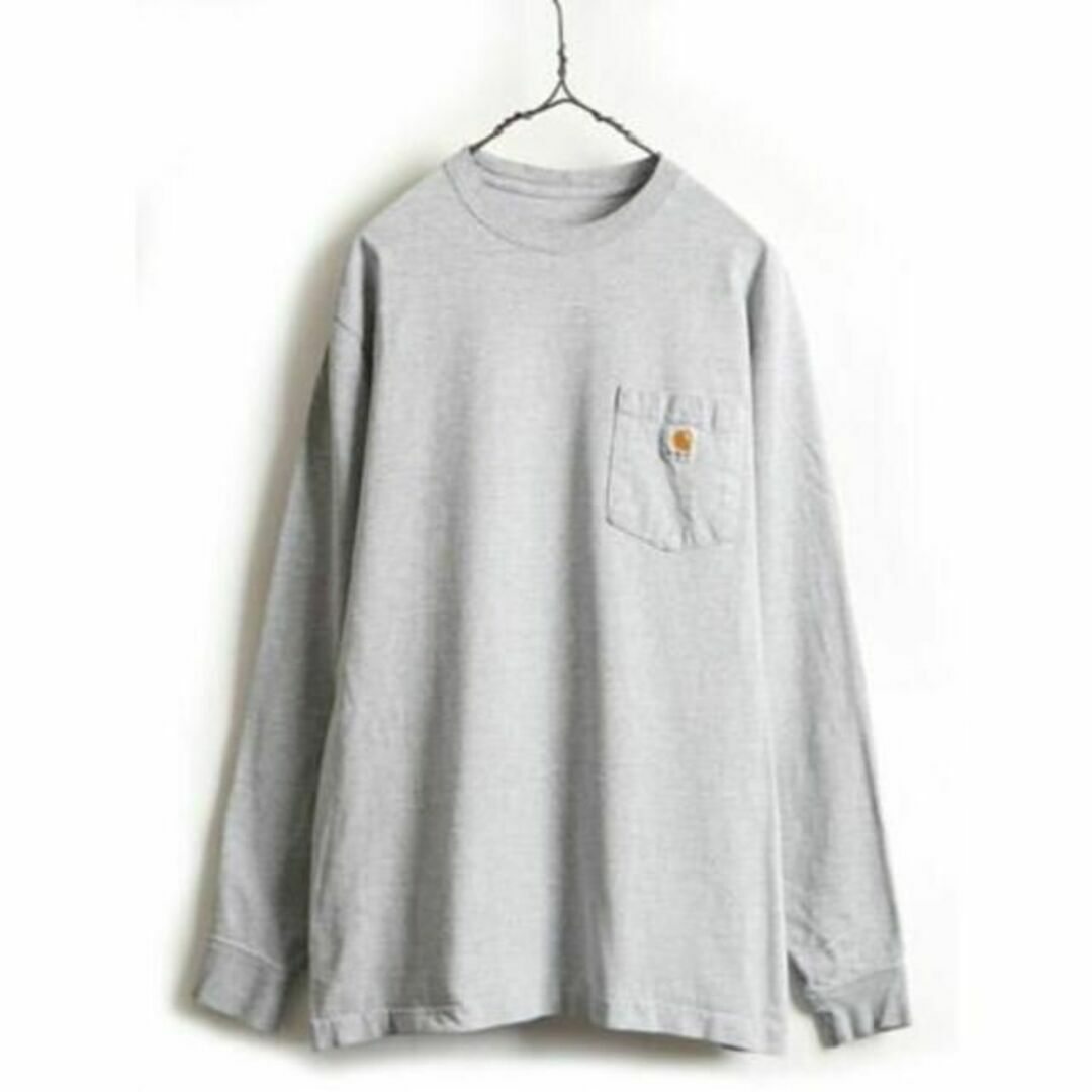 carhartt(カーハート)の■ カーハート ポケット付き 長袖 Tシャツ ( メンズ M ) 古着 CARH メンズのトップス(Tシャツ/カットソー(半袖/袖なし))の商品写真