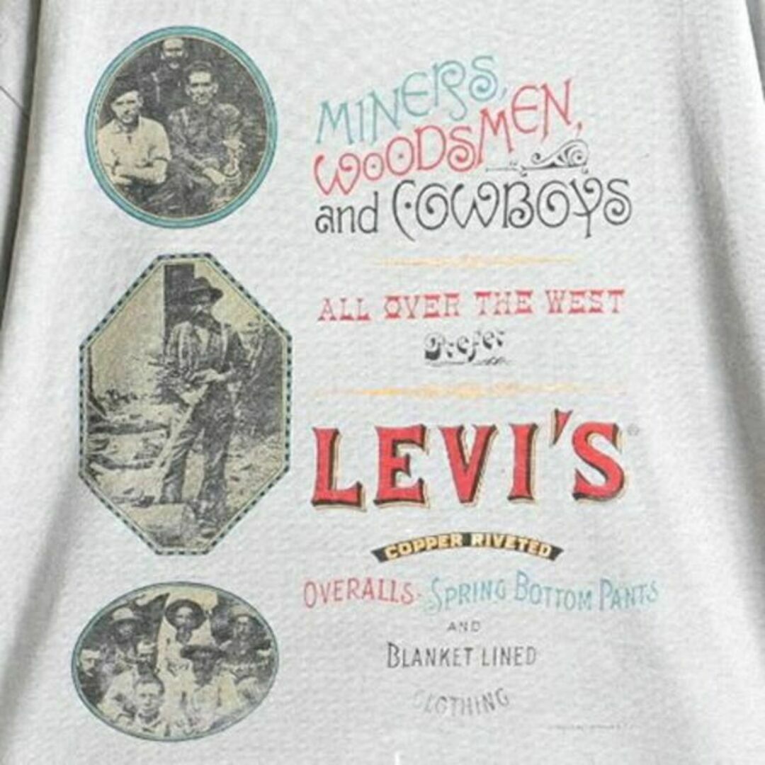 Levi's(リーバイス)の90s USA製 大きいサイズ XL ■ リーバイス プリント 半袖 Tシャツ  メンズのトップス(Tシャツ/カットソー(半袖/袖なし))の商品写真