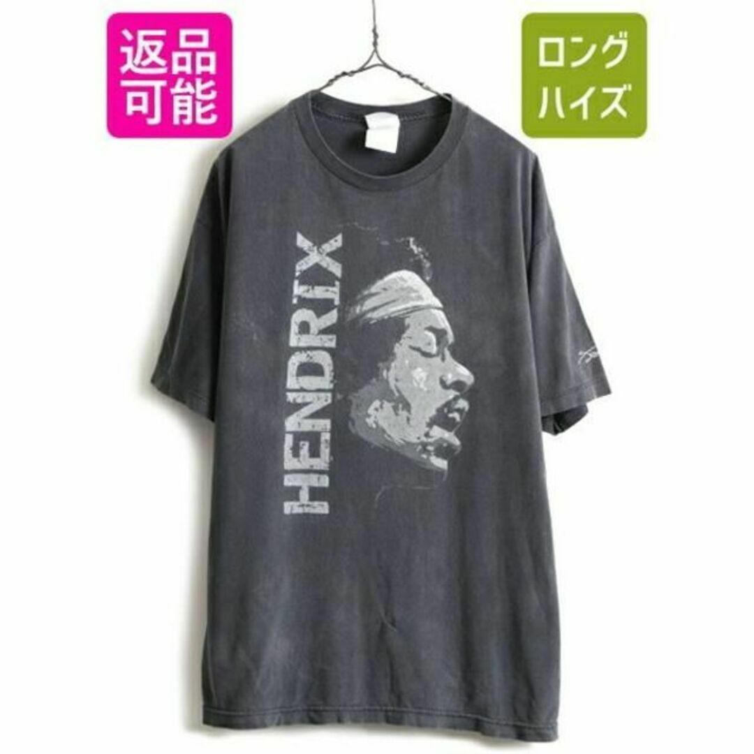 00s 大きいサイズ XL ■ ジミ ヘンドリックス プリント 半袖 Tシャツ00s大きいサイズXL